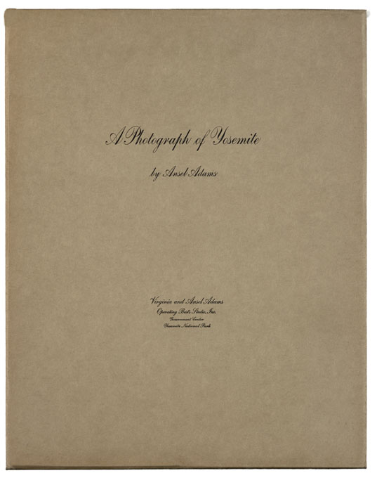 an Envelope for Adams Yosemite Photograph