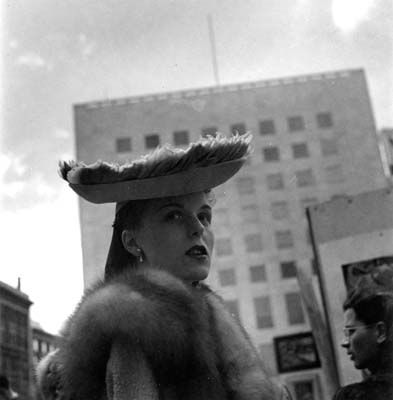 Fur and Feathers at the Art Fair, 1950s